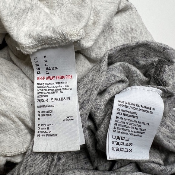 2 American Eagle Outfitters Men’s Striped T-Shirts Size XL Charlie Brown Vibes - Picture 9 of 9